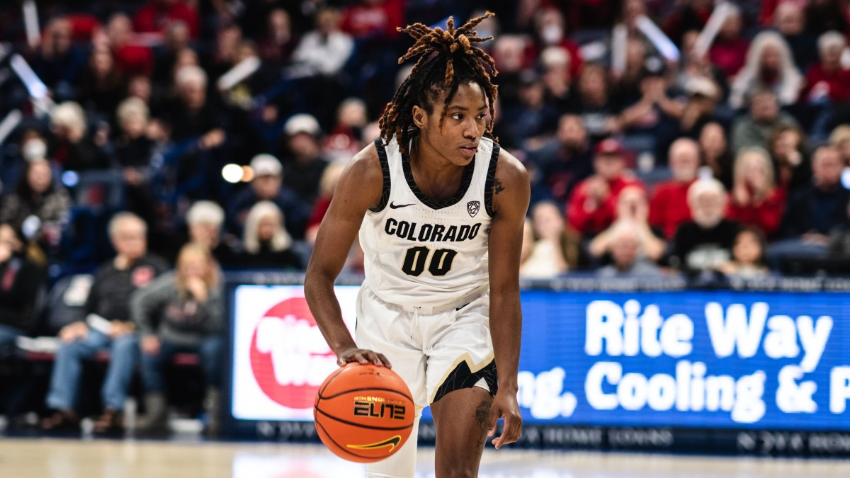 Jaylyn Sherrod at Arizona on January 5, 2024